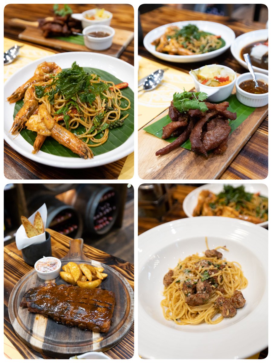 thaifoodies2's tweet photo. #Prime19🔥ร้านอาหารอิตาเลียนฟิวชั่น ที่ได้ Wongnai User Choice ร้านตกแต่งสวยงามรวมเมนูเนื้อ และอาหารฝรั่งทั้ง สเต็ก สปาเก็ตตี้ ซี่โครงหมู ครบครัน😋Duck Confit เค้าอร่อยมาก😋ก๋วยเตี๋ยวหลอดหมูตุ๋น😋สปาเก็ตตี้ไส้กรอกอิตาเลี่ยน หรือสปาเก็ตตี้กุ้งแซ่บ อร่อยเลย! #อร่อยบอกต่อ @aroii https://t.co/IGBqN0uOSt