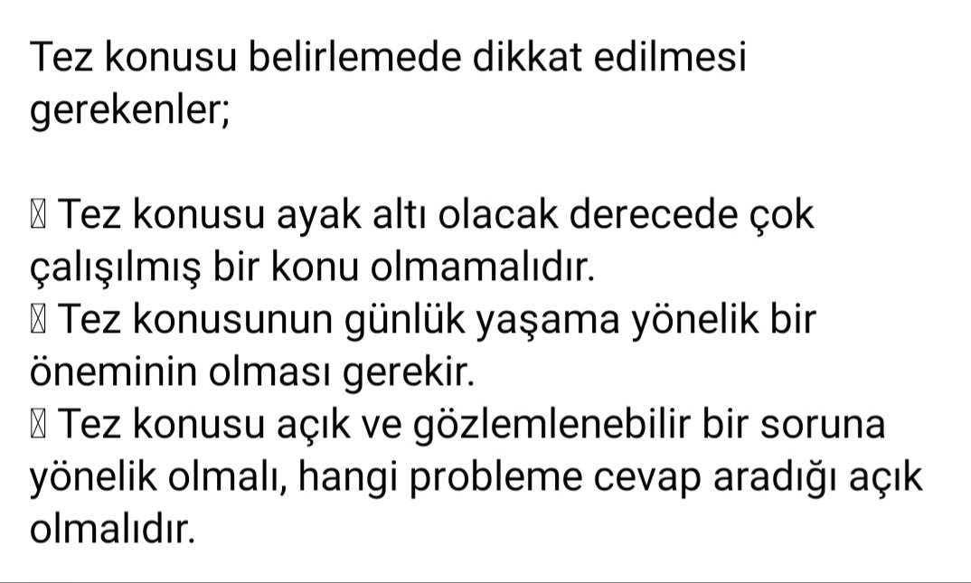 Tez konumuzu belirlerken nelere dikkat edeceğiz bir bakalım.

#tezkonusu #tezkonusubelirleme #bilimselçalışma #yükseklisansdoktora #literatürtarama #atıfyapma #okanuniversitesi #atılımuniversitesi #antalyabilimüniversitesi #tezdanışmanı #yökdilsağlık #tezönerisi #yds