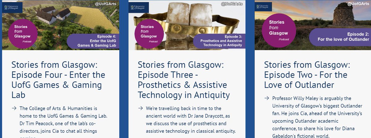 Happy #WorldPodcastDay. Did you know we have our own podcast, #StoriesFromGlasgow?  

Stay tuned for season 3 coming soon...
ow.ly/cAnu50PQbps