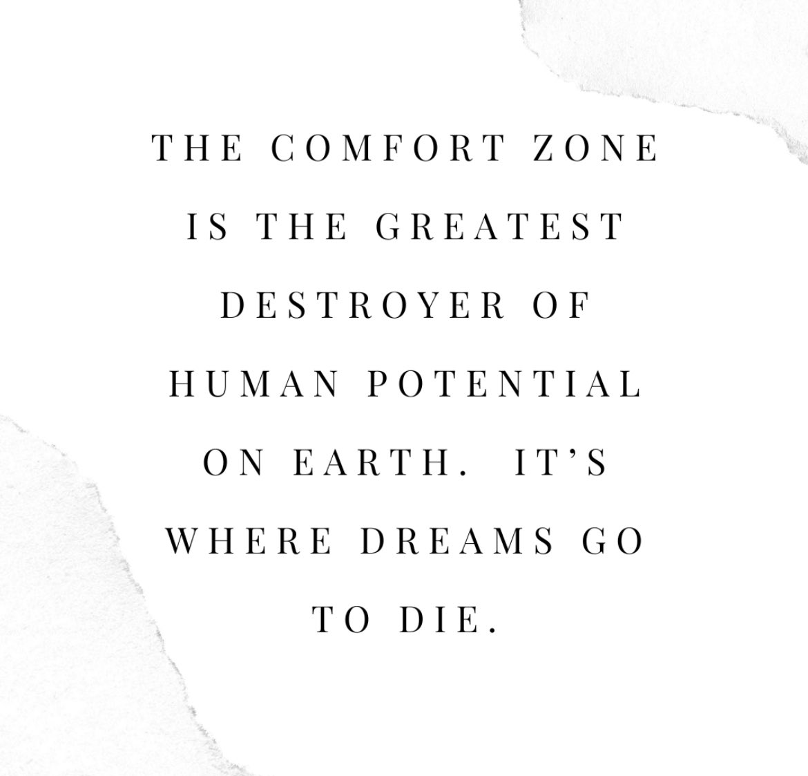 Living outside your comfort zone is a prerequisite for growth., image size:1170x1123