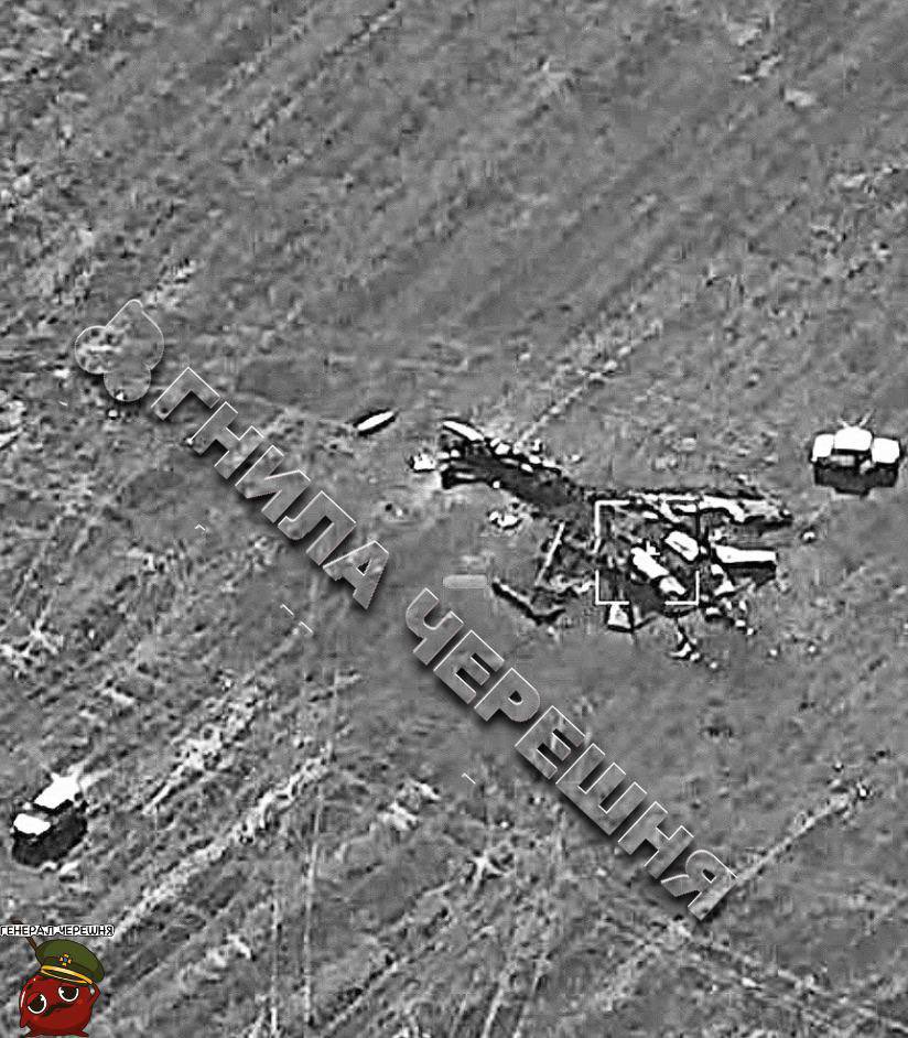 Remains of the Russian SU-35S downed in Tokmak area yesterday. It was allegedly hit by Russian air defence.