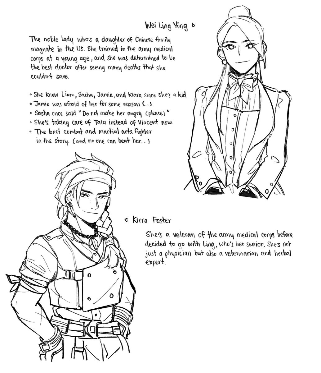 (Sketch) Characters' information 