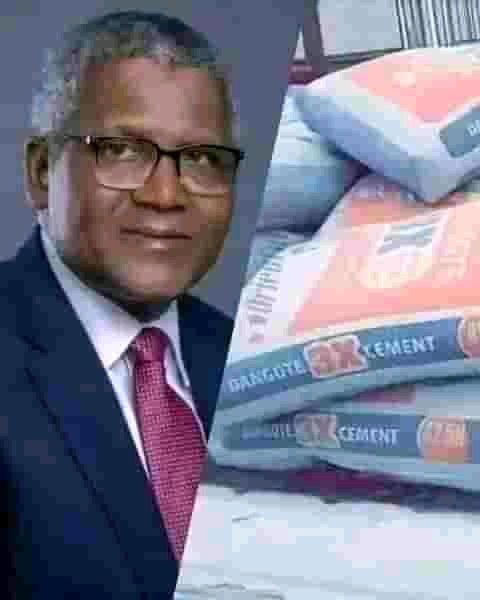 cognoscenti0's tweet image. Breaking News

Dangote crashes Cement Price from 5500 to 2700. Aliko Dangote has announced the new price of Cement crash by 50%, from October 1st, from N5500 to #2700.