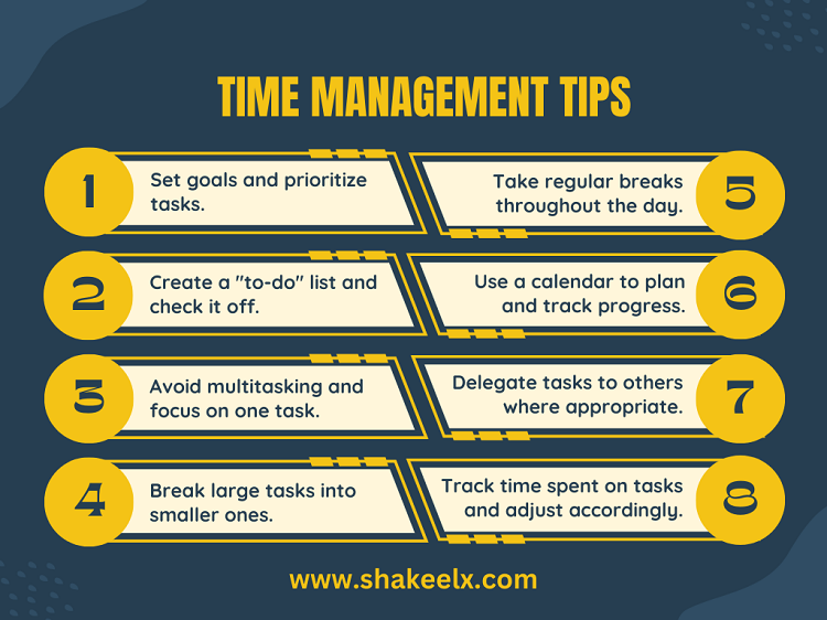 "Time Management Tips"
#Productivity #Efficiency  #Success #TimeManagement 

Read more:
linkedin.com/feed/update/ur…