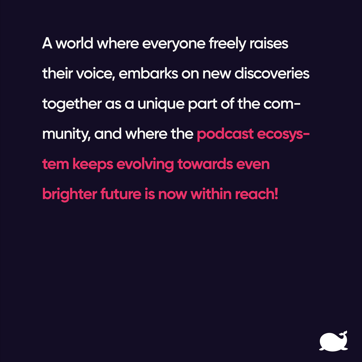 poddy_app's tweet photo. 🌟 We are on this journey together and we are creating a diverse podcast world collectively! Happy World Podcast Day! 🐳 https://t.co/iho91Alhxc