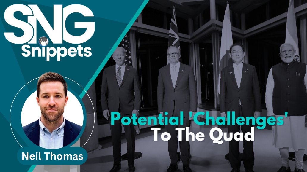 Potential 'Challenges' To The Quad 🔗 shorturl.at/gptuP This series of interviews was conducted in association with @ORCA_India's @GCNS_ORCA. @amitabhprevi @neilthomas123 @AsiaPolicy @AsiaSociety @s_jkr @nitingokhale