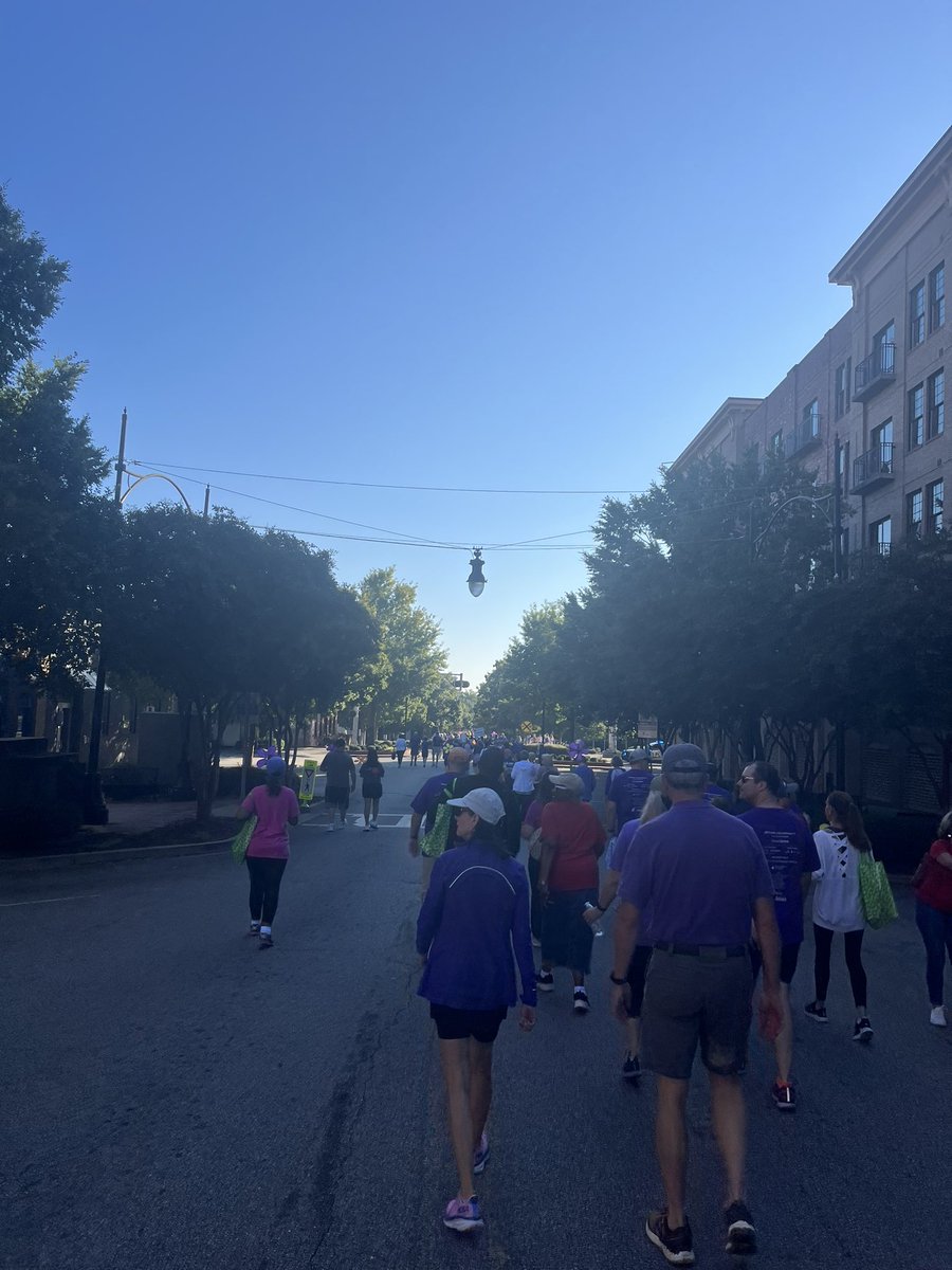 It’s Walk Day!!!! Thank you everyone who has been a part of #PollysPack and participated or supported #PollysPlayoff for the past four years!! #WhyWeWalk #Walk2EndALZ #ShowYourPurple