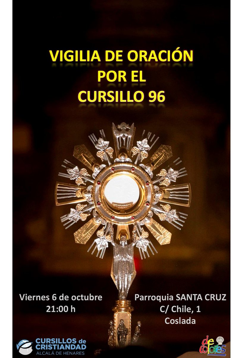Nos unimos para rezar por los frutos de nuestro próximo #CursillodeCristiandad #oración #amordeDios #DeColores