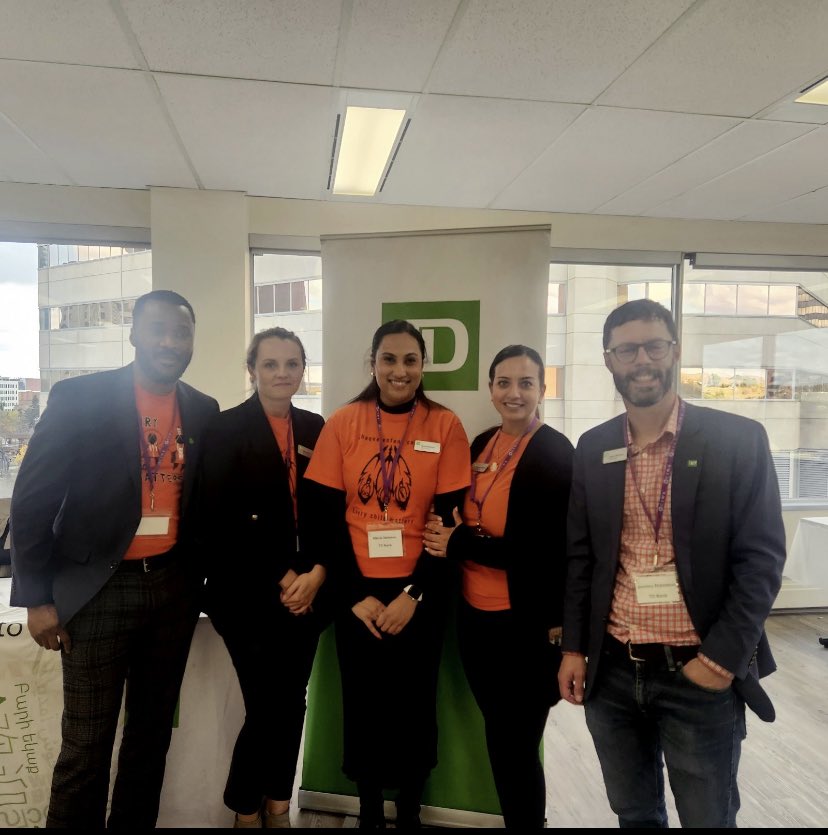 Some amazing leaders at the CIWA career fair for newcomers to Canada and how TD can help. Thank you Jeremy for organizing such a great event. #GreatTeamsHaveGreatPeople