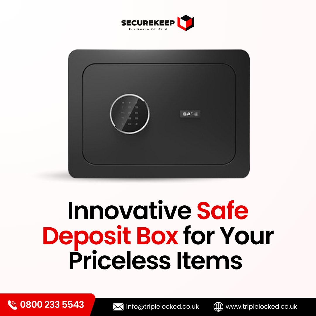 You can be sure that your belongings are stored in a secure location with our Smart Safe Deposit Box. Order today for quick delivery in just a few days🤩!

#SecureYourValuables #SmartSafeDepositBox #InnovativeTechnology
#securitybox #safedeposit