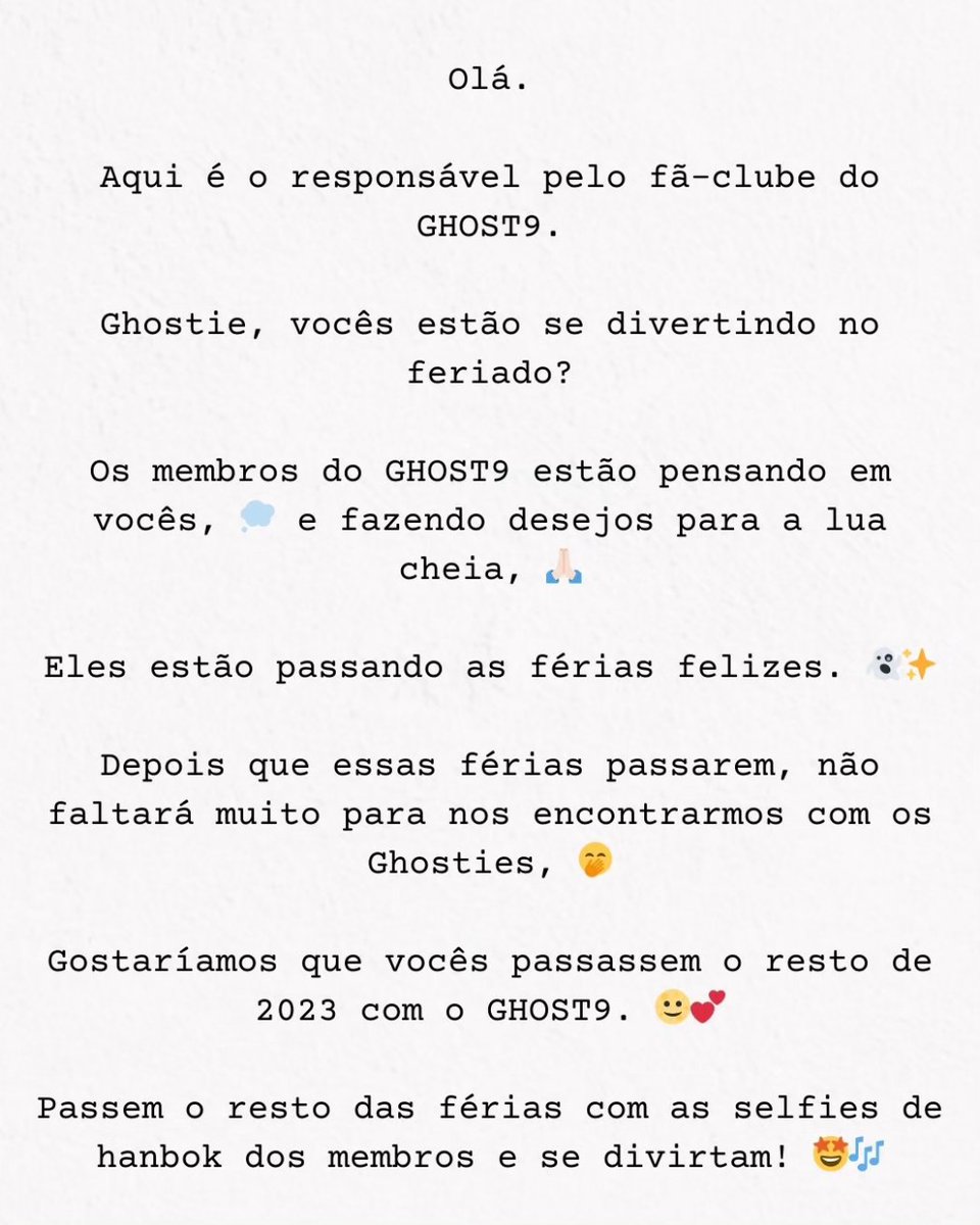 Ghost9_Brazil's tweet photo. [📷| Fancafe] 230930 #Tradução 🇧🇷

2023 HAPPY CHUSEOK (Hanbok Selfie ver.) 

#Chuseok #추석 #이우진
#GHOST9 #고스트나인 
#Go_STORY #고스토리 https://t.co/65pPMvs56E