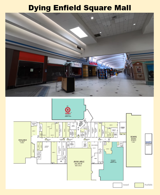 bennel62's tweet image. #DEADMALLS: Enfield Square in #Connecticut gasping for air #retail #shoppingmalls paulsnewsline.blogspot.com/2023/09/dead-m…
