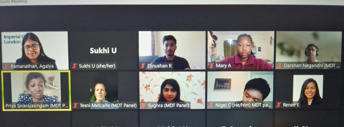 Imperial_MEdIC (@imperial_medic) on Twitter photo Insightful session this afternoon with our MDT panel sharing their perspectives and experiences to inspire future healthcare professionals on our widening access to community careers in healthcare (WATCCH) programme!
Great job by our <a href="/ImperialMed/">Imperial Medicine</a> hosting the online chat! Insightful session this afternoon with our MDT panel sharing their perspectives and experiences to inspire future healthcare professionals on our widening access to community careers in healthcare (WATCCH) programme!
Great job by our <a href="/ImperialMed/">Imperial Medicine</a> hosting the online chat!