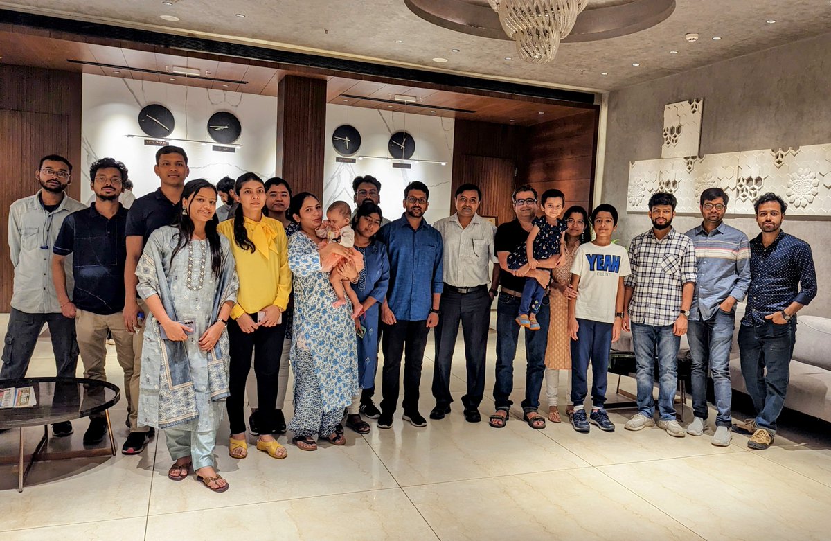 Biswarup Pathak Group (@biswarupgroup) on Twitter photo Hearty Congratulations to Sandeep for his successful Ph.D. thesis defense! πππ₯³π
<a href="/BiswarupGroup/">Biswarup Pathak Group</a> lab will always be thankful for your immense contributions.
We wish you all the very best in the next chapter of your academic journey. <a href="/sandeep_sands/">Sandeep Das</a> Hearty Congratulations to Sandeep for his successful Ph.D. thesis defense! πππ₯³π
<a href="/BiswarupGroup/">Biswarup Pathak Group</a> lab will always be thankful for your immense contributions.
We wish you all the very best in the next chapter of your academic journey. <a href="/sandeep_sands/">Sandeep Das</a>