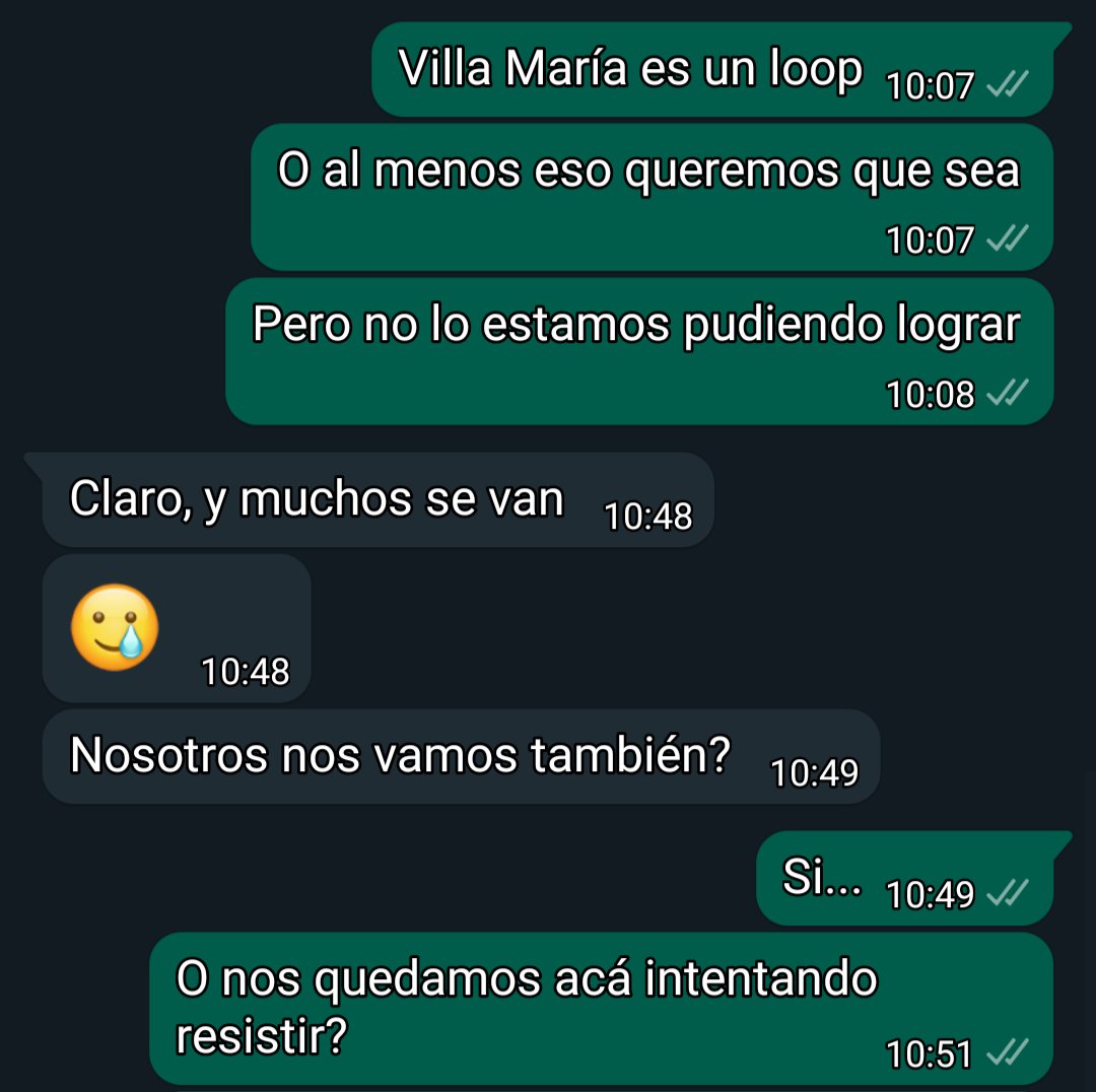 juaakin's tweet photo. Villa María es un loop?
Reflexiones https://t.co/DUYvdCLcoD