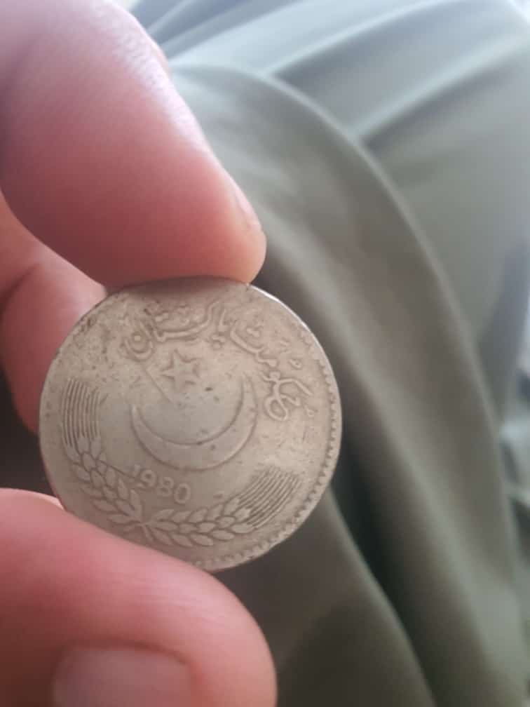 The one rupee of Pakistan in 1980 which was equal to the $9.99 dollar in the Era of Muhammad Khan Junejo.. Old was Gold