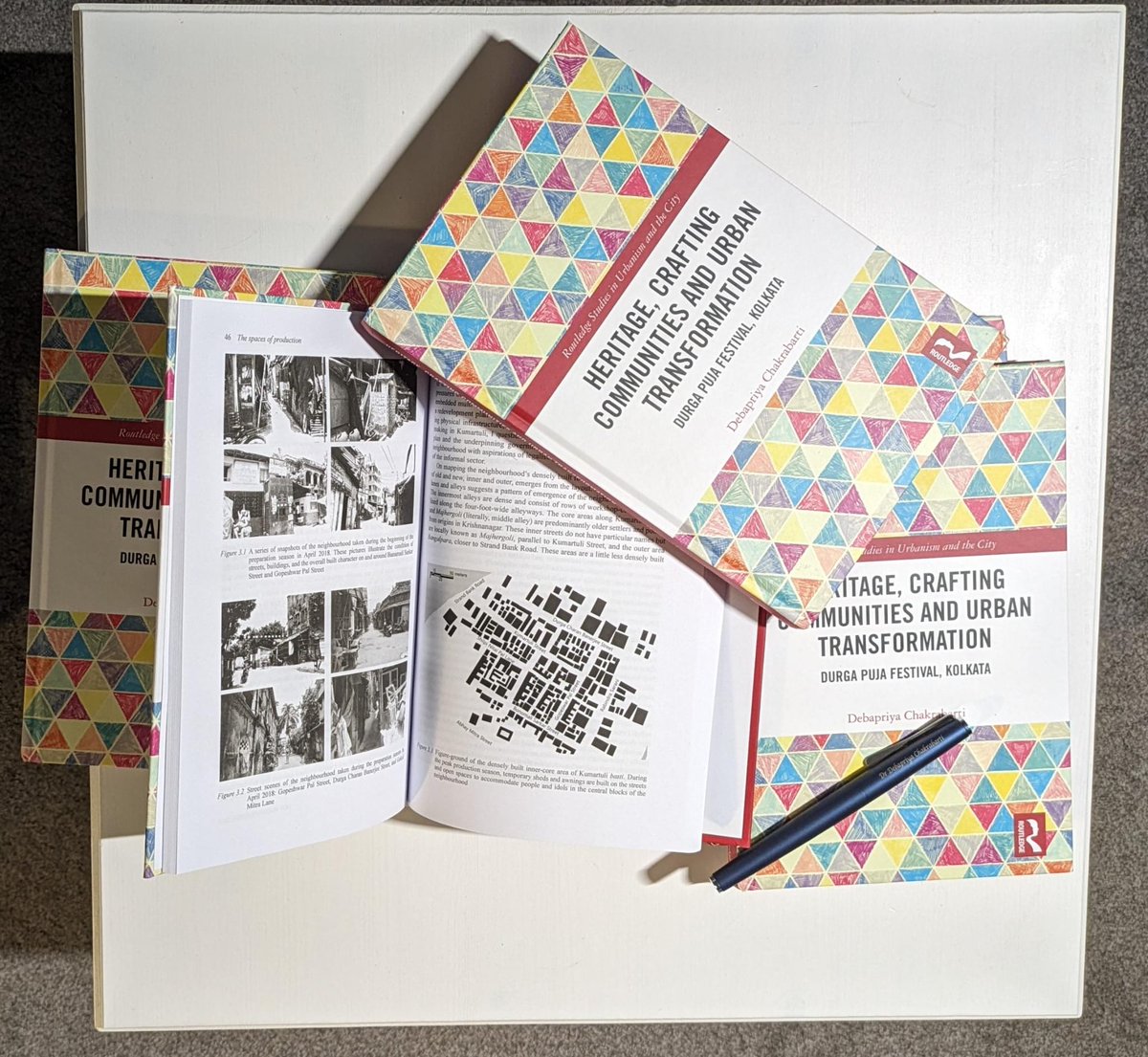 The monograph has arrived!  - a🧵
 
 I have been working on this book for years, and I am so grateful to finally have it in my hands. This book represents years of dedicated research and exploration, supported by my @ESRC fellowship.  #UrbanStudies #Architecture #CulturalHeritage