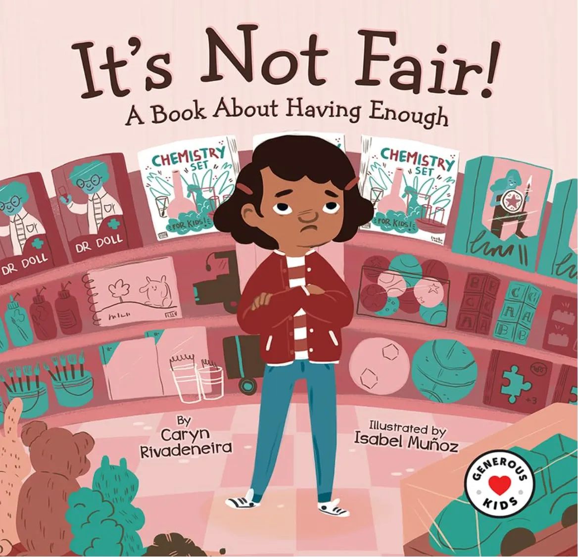 📚 [BOOK SPOTLIGHT] It's Not Fair! A Book About Having Enough by <a href="/CarynRivadeneir/">Caryn Rivadeneira</a> &amp; <a href="/isabelmgart/">Isabel Muñoz</a>  

"It's Not Fair! teaches kids about money, choices, generosity, and what it means to have enough." 

Purchase wherever books are sold.