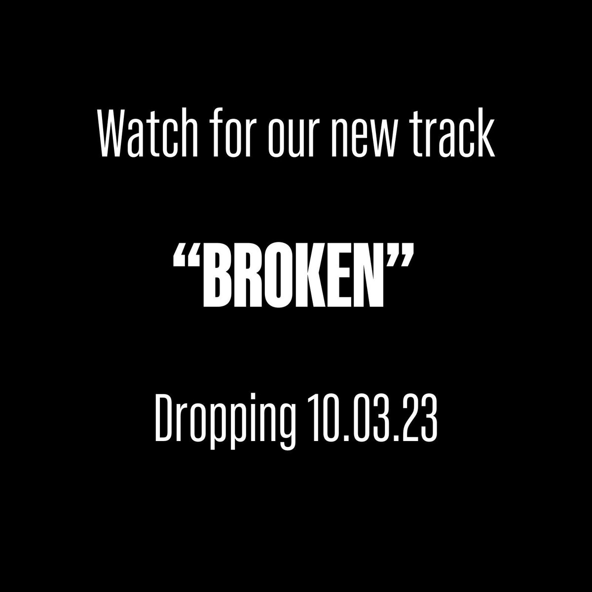 RedpathTraffic's tweet image. Watch for our hot new track, "BROKEN", dropping October 3rd on a streaming platform near you! 

#newmusic #newtrack #indiemusicalert #torontomusicscene #redpathtraffic