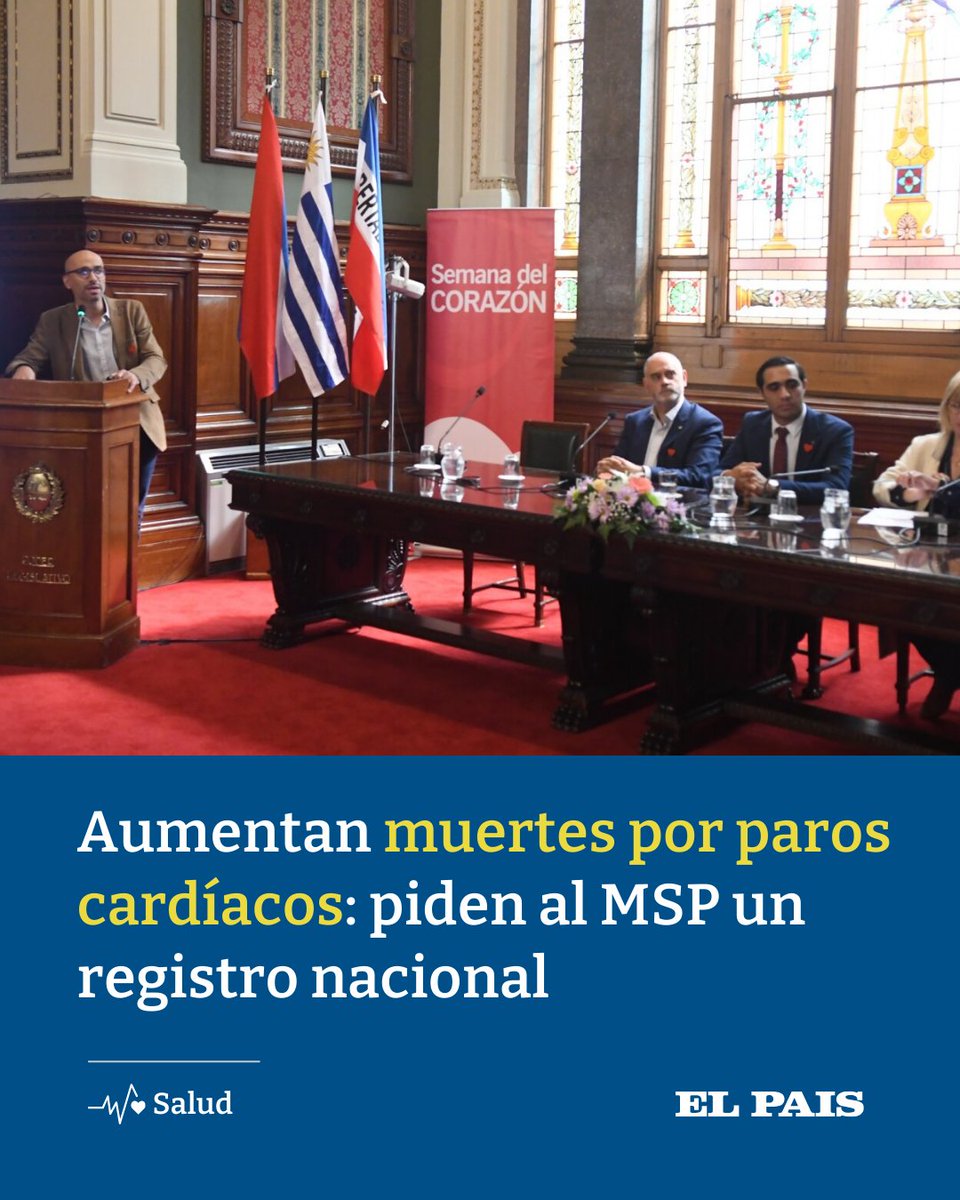 elpaisuy's tweet photo. Presentaron nuevos datos sobre mortalidad en Uruguay. Las muertes por enfermedades cardiovasculares subieron levemente el año pasado frente a 2021. Un punto que llamó la atención fue un nuevo aumento de la tasa de mortalidad por paros cardíacos.

https://t.co/t5hpZJM7kh https://t.co/xevLXvCO4a