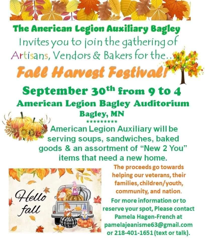 ChrisCsd1's tweet image. #HarvestFestival #Stalls #Food #Drinks #September30 #Saturday 9am-4pm #Bagley #Minnesota #USA It's on now, do try &amp;amp; get along to this great festival. Marilyn @treequeen will be there with her wonderful creations. #Gifts PLEASE #RT #Support #Share #Support #CreativesofTwitter 😊