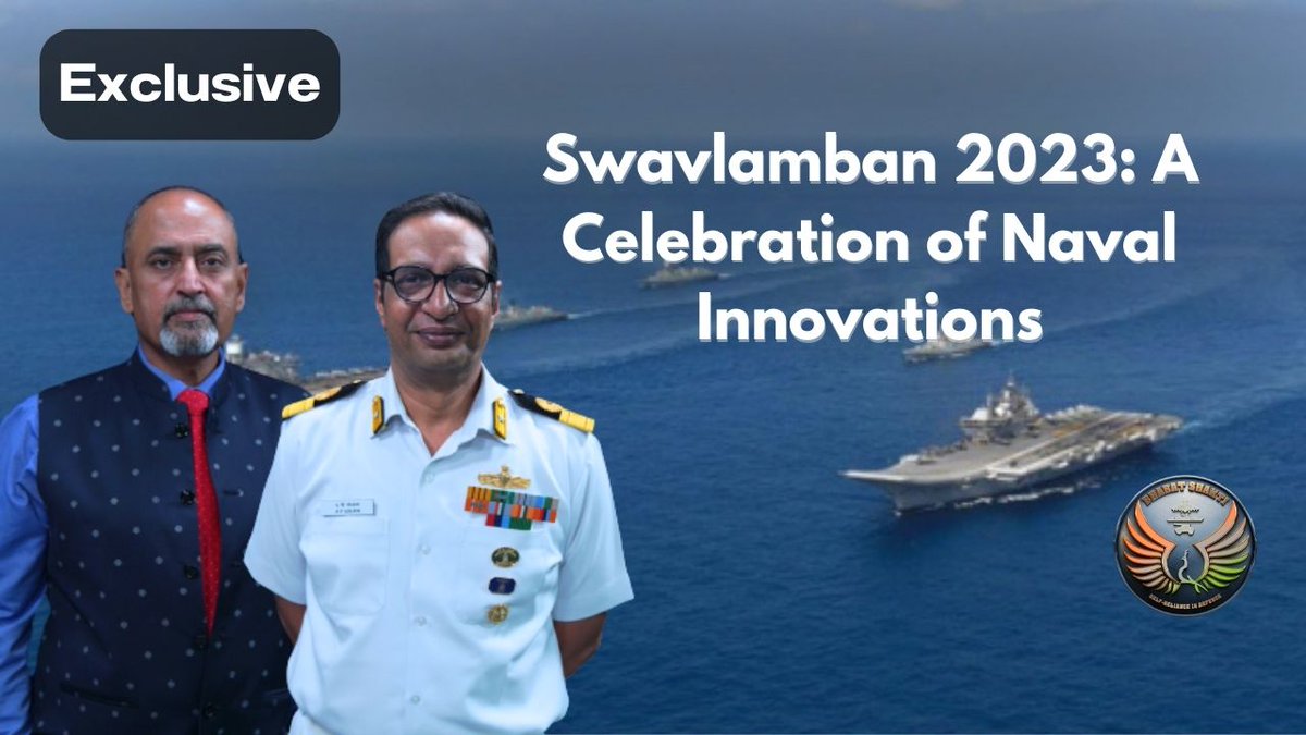 We at @BharatShaktiBSI bring you an exclusive interview with Commodore @Arun_Golaya VSM, a Maverick of Indian Navy who has been performing the role of a sheet anchor in Naval Innovations along with @India_iDEX #MoD. Lookout for this space @nitingokhale