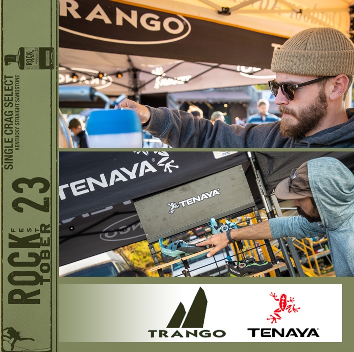 Our Platinum sponsors this year are:

Black Diamond Equipment
Cliffview Resort
Elemental Climbing
Trango Tenaya

BE sure to stop by their booths and see what they have to offer!

#RRGCC #rocktoberfest2023 #Blackdiamondequipment #cliffviewresort #elementalclimbing #trango #tenaya