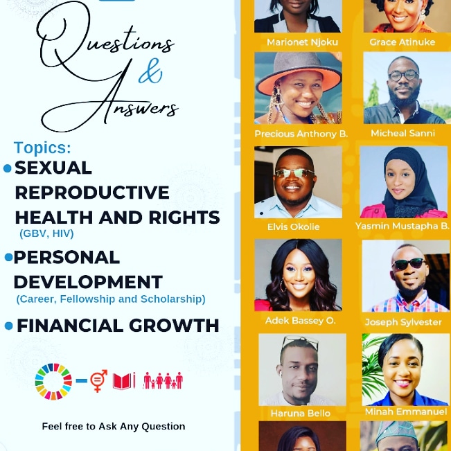 I'm inviting all my people on SRHR. chat.whatsapp.com/Hxk30e56B6BAlT… Joint the link group Before the link is shared For now you can mobilize them to join here Time: 7:00Am today Venue: goggle meet app #UNFPA Nigeria # TFT foundation # SRH SMOH # YSMAAD