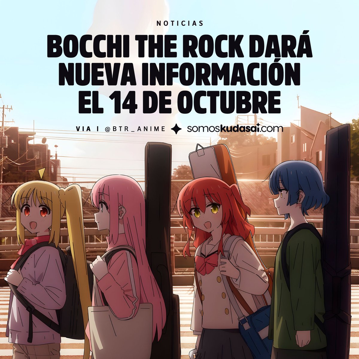 animetrends's tweet photo. Como parte de su primer aniversario, la producción del anime "Bocchi the Rock!" realizará una transmisión especial el próximo 14 de octubre.
#BTR_anime 

🔹 Importantes anuncios también se tienen preparados, ¿de qué crees que se trate? https://t.co/7k38HF1S7r