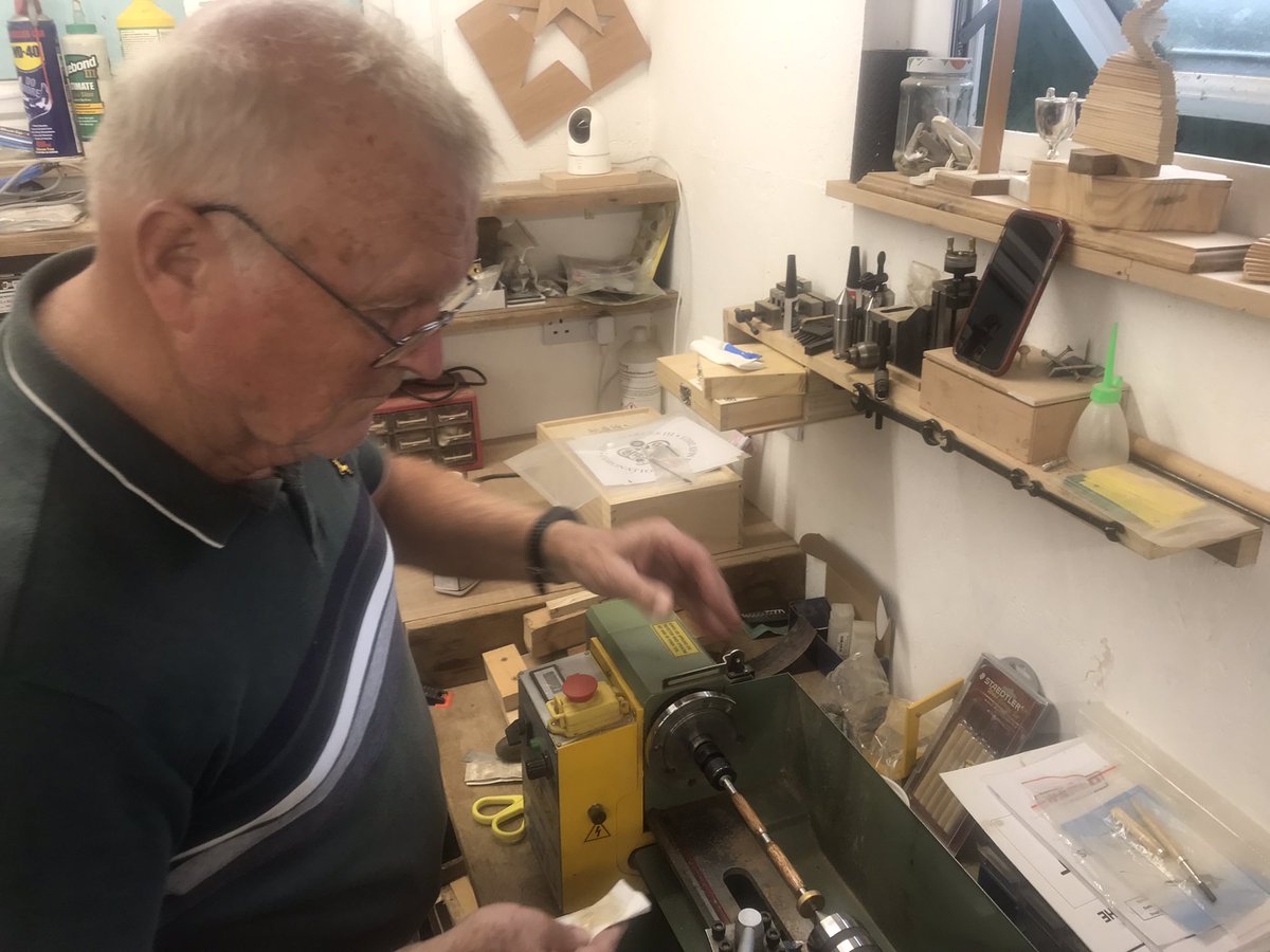 Na_Shers's tweet photo. A bit of wood turning over past weeks
 #MensSheds #iwnews
@HIWCF @WightAid @HighSheriffIOW @CoSandown @coopuk @TheSouthernCoop @Ronseal @RankFoundation @WestonFdn @nbrly
@HIOW_ICS @MensHealthForum @MensMindsMatter
@UKMensSheds @CommAcIOW @SocialPrescrib2
@onthewight @iwobserver https://t.co/j9pSLQtVAX