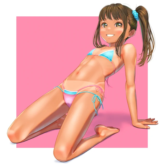 はずかしながらあっぷしました。習作 | 卯月めい #pixiv  Pixivのリンク先に重ね着していないバージョンもありますので、ぜひ!I also have a version without overlays on Pixiv's linked page, please check it out! 