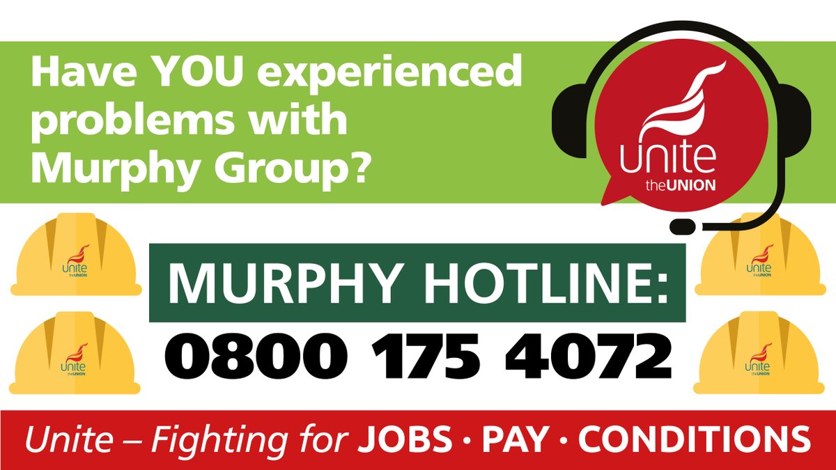“Unite is aware that a growing number of people are unhappy at the activities of the Murphy Group and it is apparent that its bad behaviour does not begin and end with its attempts to union-bust and its unfair dismissal of our members.” - <a href="/UniteSharon/">Sharon Graham</a>

unitetheunion.org/news-events/ne…