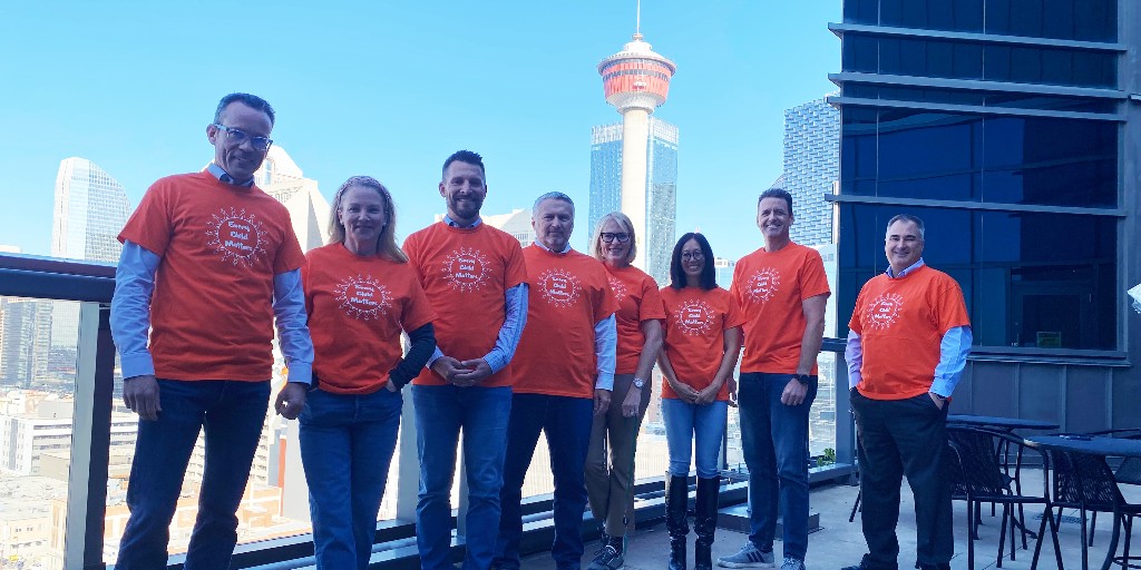 TransAlta's tweet photo. TransAlta observes #NDTR as one of our statutory holidays, where we encourage our employees to take the time to pause, reflect and focus to deepen their awareness and understanding of the Canadian residential school system.
#RememberHonourAct #EveryChildMatters https://t.co/48McK6dMt2