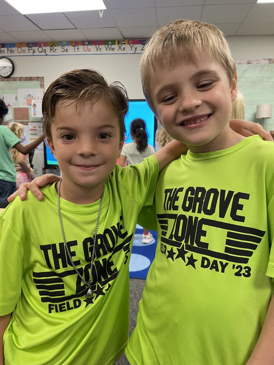 WGESSutton's tweet photo. It’s been a ⭐️great week at #thegrove ! 🐉 With all the fun dress up days- for 🤠Giddy Up at the Grove- we’ve been having lots of twinning and tripleting ! 👀 @WGESdragons @WGESPTO https://t.co/68xOOW0Sil
