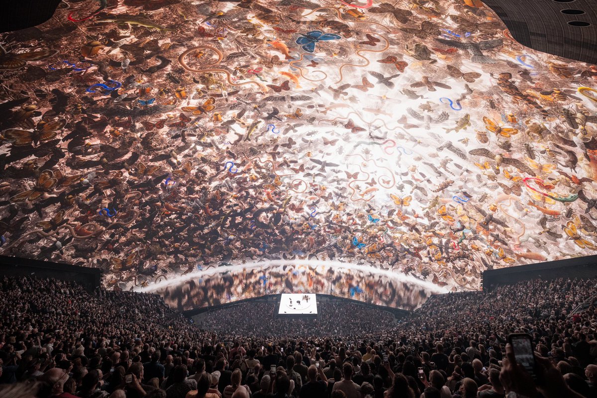 TAITTowers's tweet photo. What better way to open the brand new Sphere than with the kick off of the U2 residency. What a pleasure to be a part of the first show opening at the world’s largest spherical structure. Congratulations on an incredible opening!
📸: @StufishStudio
#MomentsThatMovePeople #TAIT https://t.co/7K6Q3I6u7J