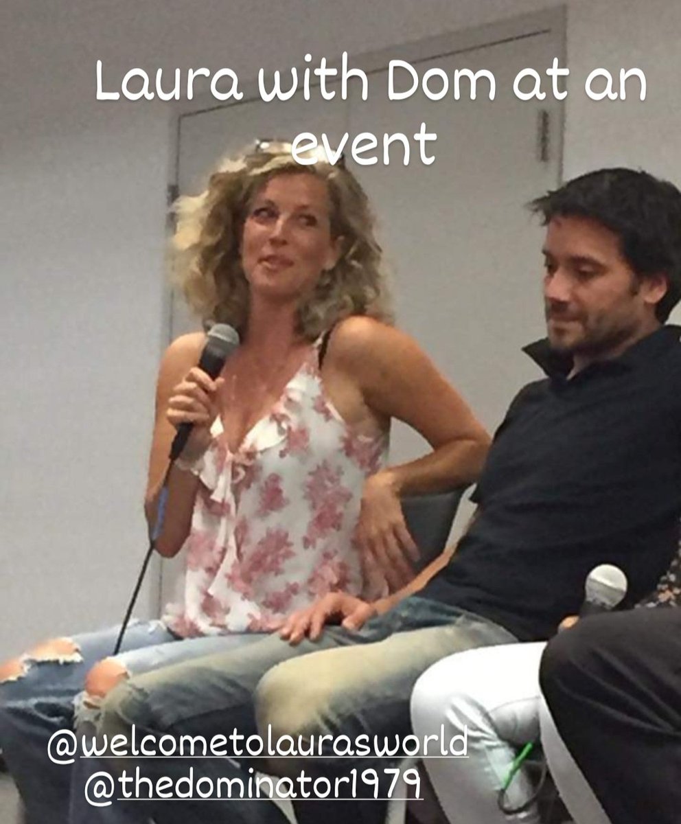 Laura with Dom at an event @lldubs @dominiczamprogna