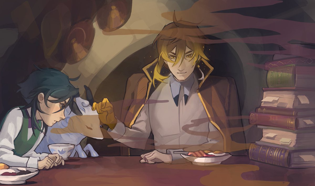 dju_grny's tweet photo. #GenshinImpact #ZhongChi
Howl's Moving Castle AU 1/2 https://t.co/oluAvrXTSv