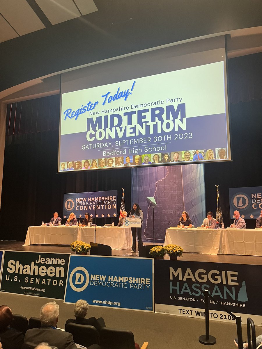 NHYoungDems's tweet photo. Aarika Roy just made her debut as the newly elected President of the @NHHSDems and we couldn’t be more    proud to have her representing the future of our state, New Hampshires High School Democrats 🤩 #NHPolitics https://t.co/r5lh2f8ctU
