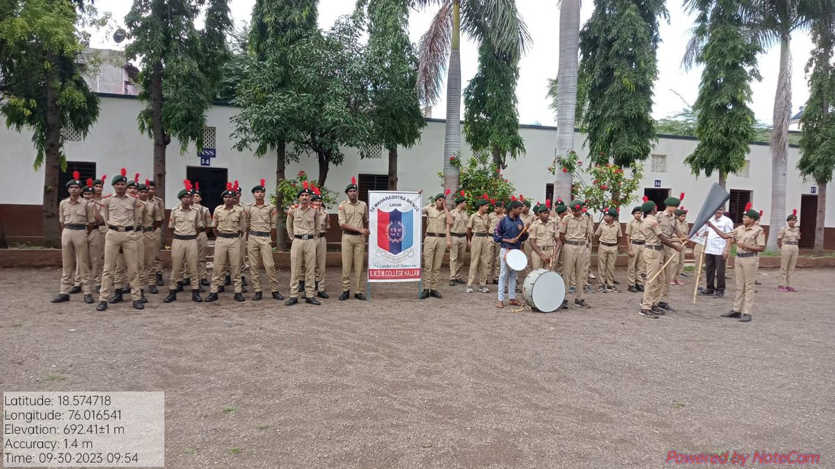 TeamLatur_NCC's tweet photo. #SwachhBharat
#GarbageFreeIndia
NCC cadets SMDM College Kalamb under 53 Mah Bn NCC carried out #swachhata jagruti prabhat pheri under #swachhata hi seva pakhwada #SHS2023. More than 50 cadets and other college students participated. https://t.co/FJ7yH1qDgJ