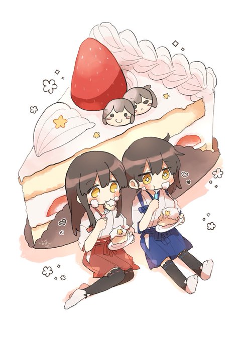 「もぐもぐ ショートケーキ」のTwitter画像/イラスト(新着)