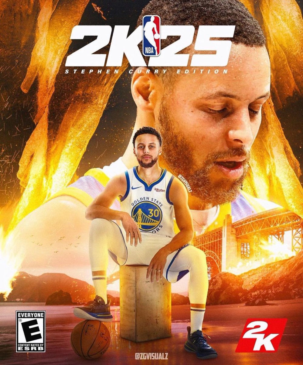 nba2kcmty's tweet photo. It's been 8 years since Stephen Curry was the cover athlete for 2K (NBA 2K16). Would you like to see him back for NBA 2K25? https://t.co/whmS51A2oF