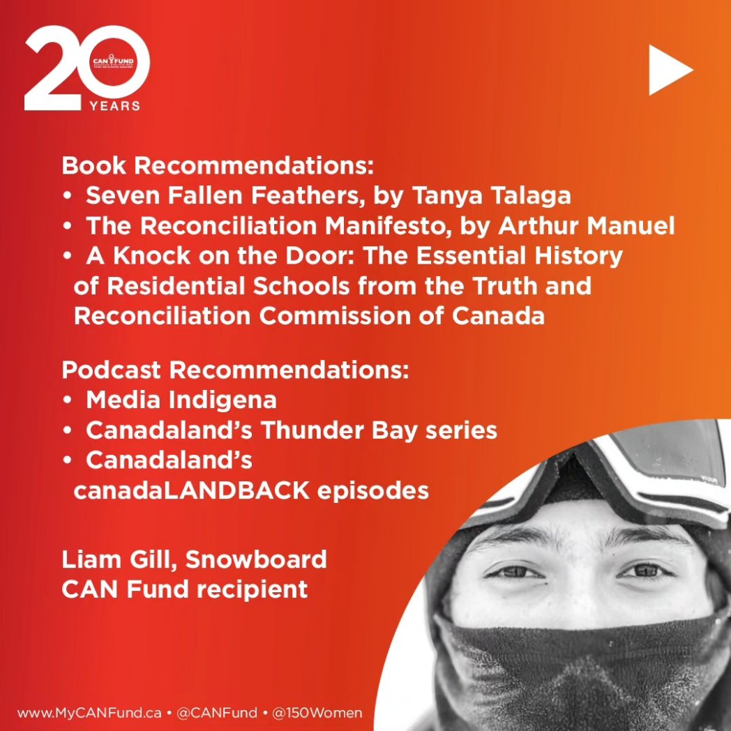 150women's tweet photo. Swipe for personal recommendations of educational resources made by the following Indigenous CAN Fund/CAN Fund #150Women Recipients: 

• Jillian Weir
• Alex Loutitt
• Justina Di Stasio
• Liam Gill
• Eden Wilson

#TruthAndReconciliation #ReconciliationDay #IndigenousRights https://t.co/6TOLw04MZx