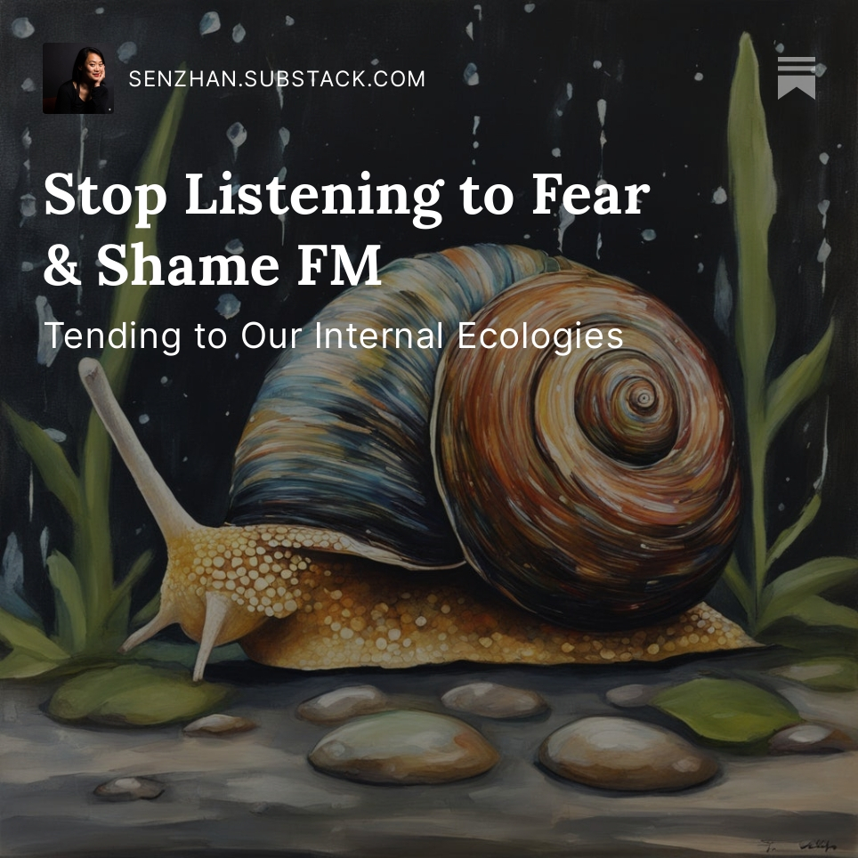 Week 4.5 of Letters from Love practice: 
senzhan.substack.com/p/stop-listeni…