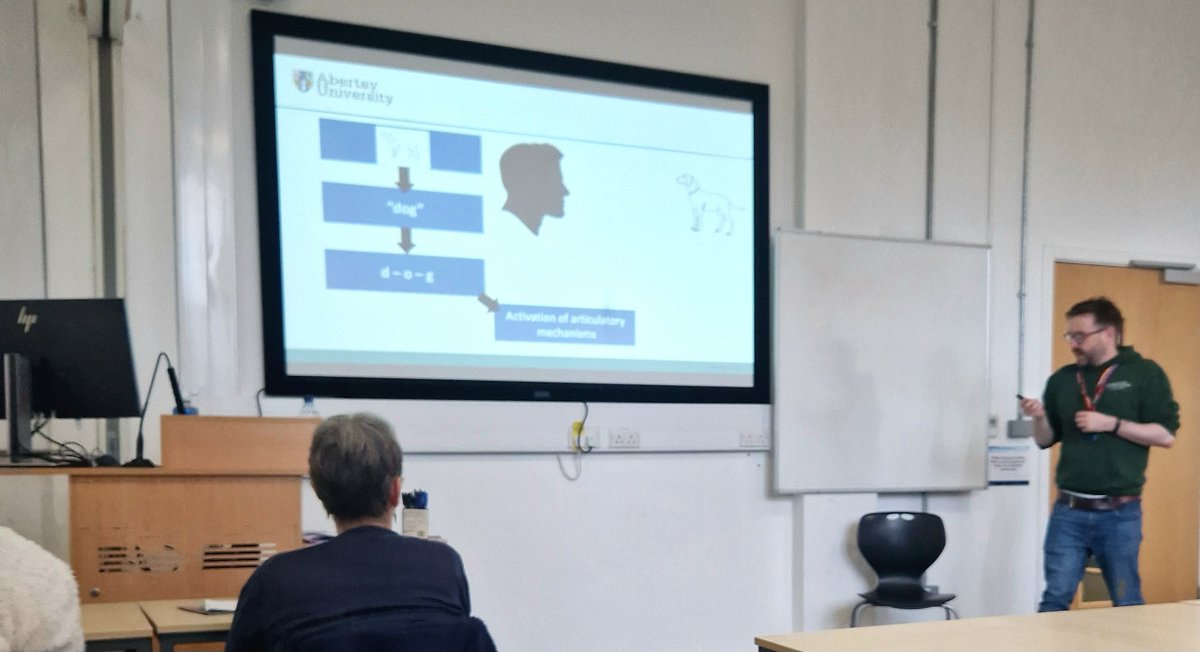 N.McAra 💙 (@nmcara1) on Twitter photo <a href="/DrNeilKirk/">Neil Kirk</a> waxing lyrical about language at our open day <a href="/AbertayPsych/">Psychology@Abertay</a>,<a href="/AbertayUni/">Abertay University</a>. Catch him again on November 4th when we do it all again <a href="/DrNeilKirk/">Neil Kirk</a> waxing lyrical about language at our open day <a href="/AbertayPsych/">Psychology@Abertay</a>,<a href="/AbertayUni/">Abertay University</a>. Catch him again on November 4th when we do it all again