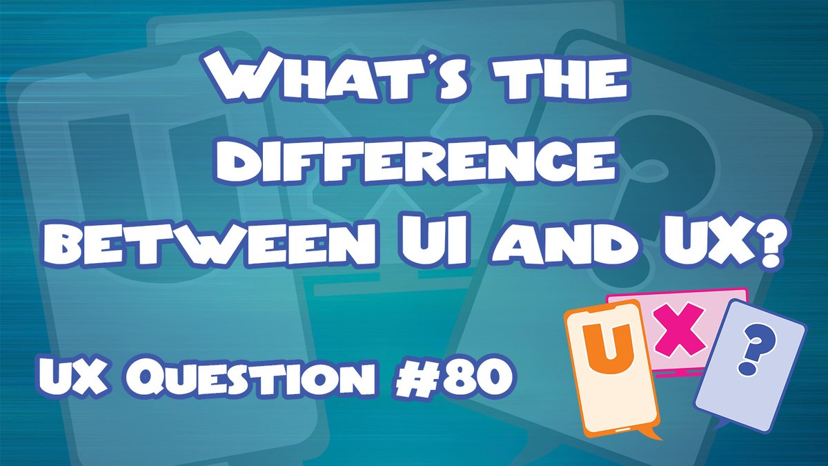 UX_Questions's tweet photo. What’s the difference between UI and UX?

Ben Judy answers in three minutes or less!

Watch on YouTube: https://t.co/0h1Q25ywYt

Transcript, audio podcast, and more for this episode: https://t.co/Dgu55Wsjt9

UX Question #80.

#ux #uxdesign #userexperience #userexperiencedesign https://t.co/0VVUzWoR5B