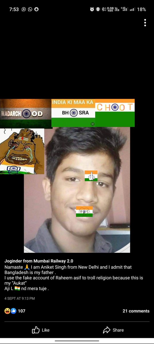 ssoumya821's tweet photo. @Meta @DelhiPolice please take action against the same 
id-https://t.co/TyW29ndlbI https://t.co/K8fIi1Rnl1
