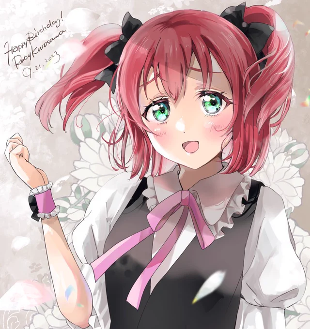 #今月描いたイラストを晒そう 梨子ちゃんがお気に入り〜