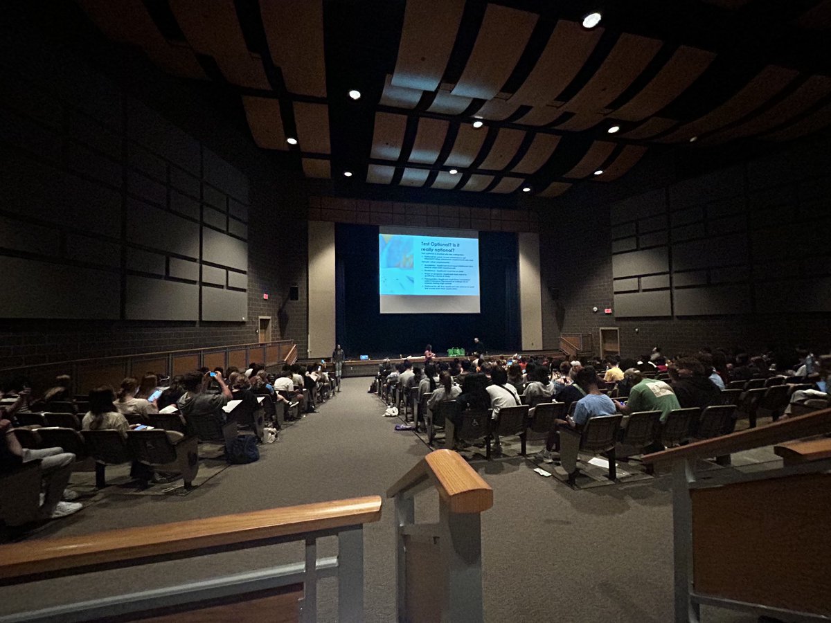 Full house today here ⁦<a href="/CuthbertsonHSNC/">Cuthbertson High School</a>⁩ for a strategy session on the ⁦<a href="/ACT/">ACT</a>⁩ and the ⁦<a href="/OfficialSAT/">The SAT Program</a>⁩! Proud of the 150+ students who got up early. Thanks to Jewel and her team at ⁦<a href="/HLCWWWCNC/">Huntington-Weddington</a>⁩ for presenting! ⁦<a href="/UCPSNC/">Union County Public Schools</a>⁩ ⁦<a href="/AGHoulihan/">Andrew G. Houlihan</a>⁩