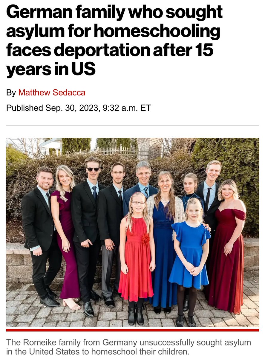 An evangelical Christian family from Germany that has lived in Tennessee for 15 years, which sought asylum in the US to be able to homeschool their children, is being deported by the Biden administration. This is who they’ll send back.