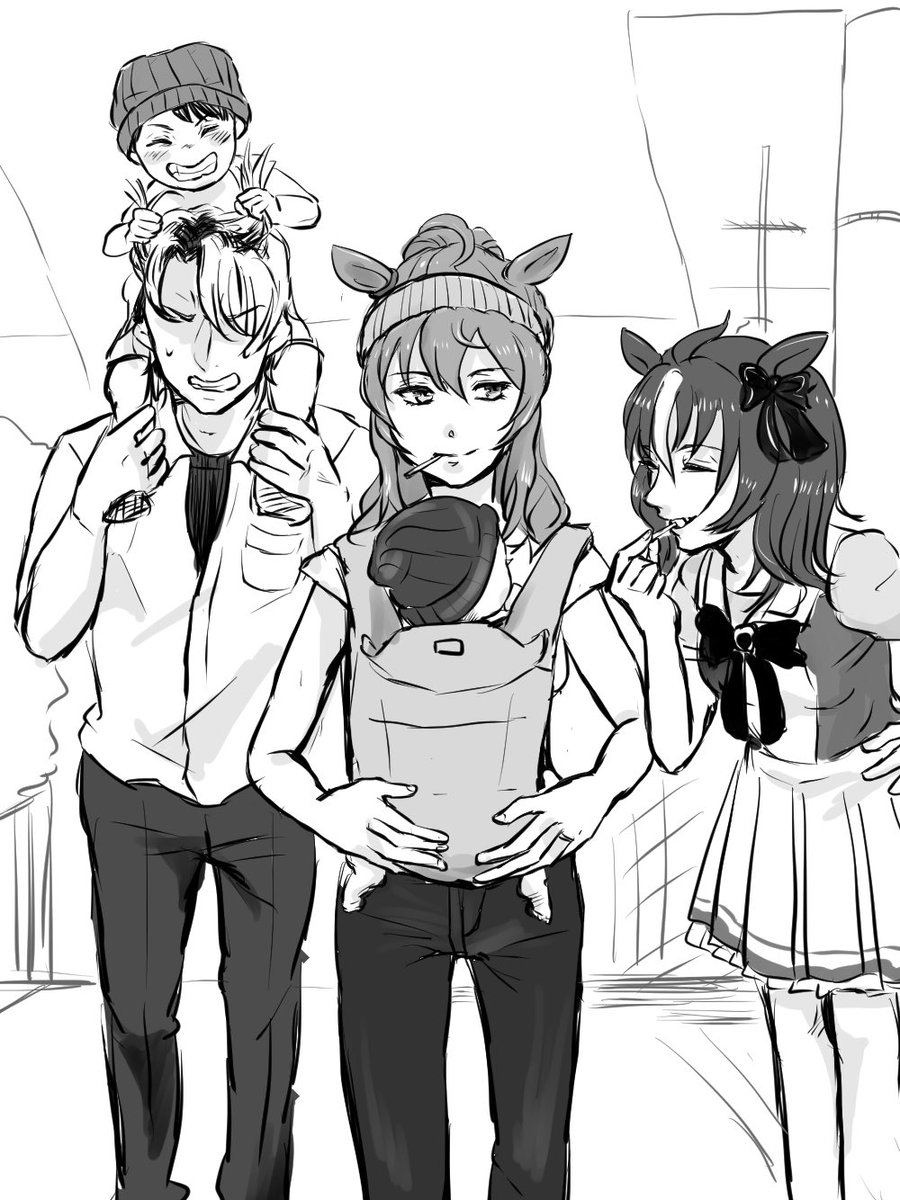 ナカヤマフェスタとチビちゃん達(100%妄想) 